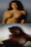Naked middle woman shower